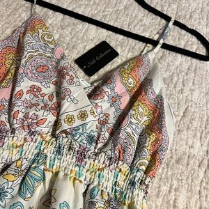 Vibrant Floral Paisley Dress